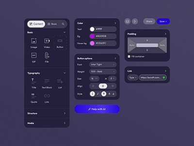 App UX-UI Dark mode app application dark dark mode interface minimal product startup ui ux