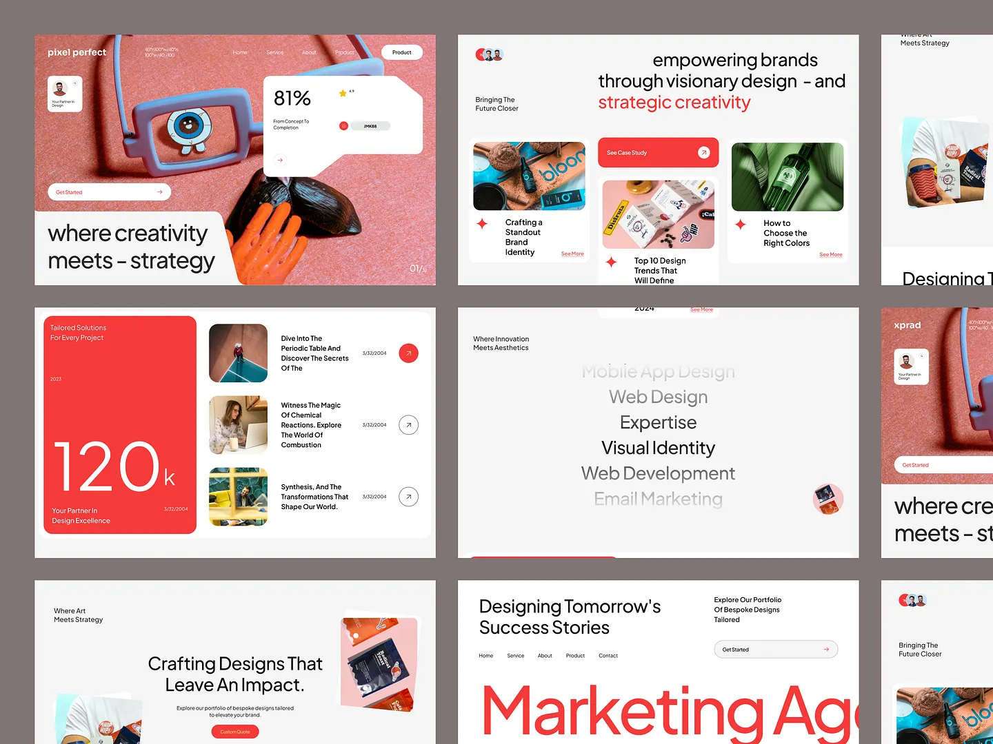 Innovative Content Marketing Website Design for Agencies