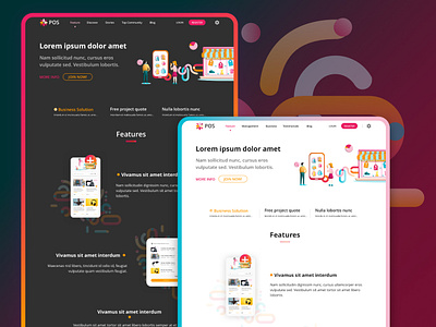 Landing Page for Retail and Shopping Apps 3d apps corporate figma finance homepage html illustration landing page marketplace mobile retail shop shopping single page ui ux vibrant web design website