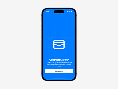 Onboarding for a Mobile Wallet App card dailyui dailyuichallenge desigin fintech fintech app mobile app mobile wallet onboarding splash screen uidesign wallet