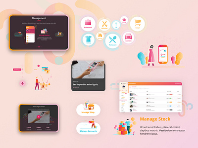 E Commerce UI Components 3d cards clean colorful corporate ecommerce figma gradient homepage html illustration landing page marketplace sell single page table ui ux web design website