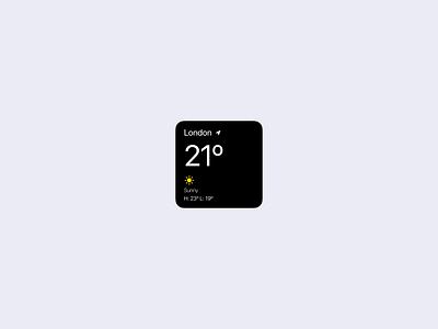 Day 037 - Weather Design 100 days apple daily ui dark mode data design product design ui ux weather app widget