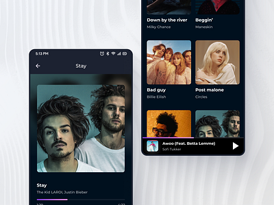 IMS Audio Player - Mobile app animation app application audio catalog design list listen modern music player podcast song spotify ui ux