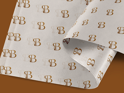Boutique Real Estate Custom Tissue Paper for Client Gifts branding luxury minimal monogram print serif