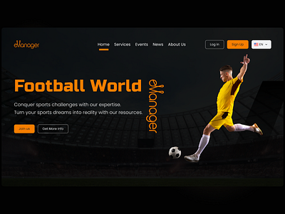 Football Website ui