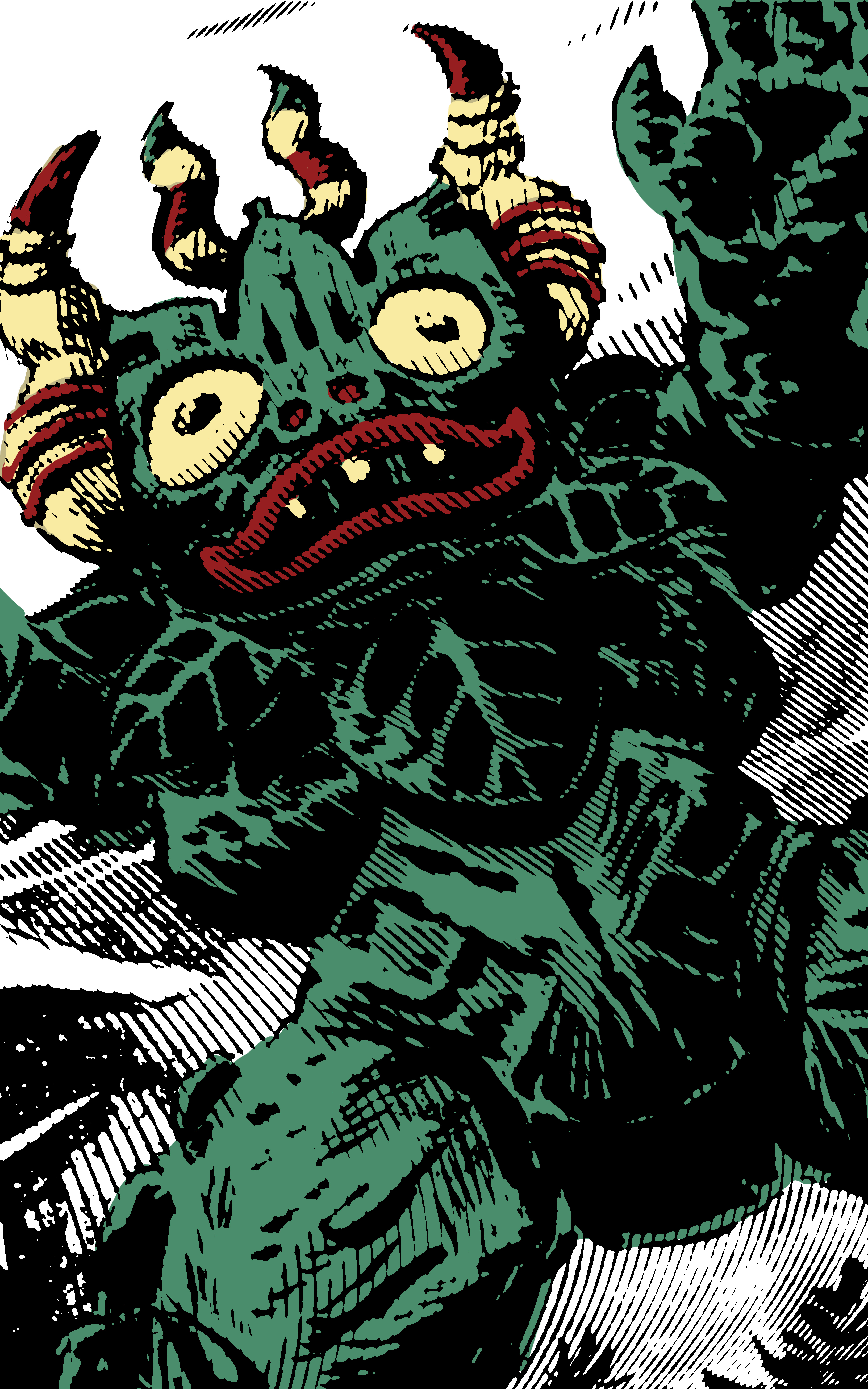 Miclas Kaiju illustration kaiju miclas ultraman