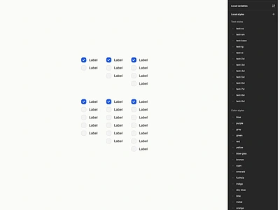 Flexible Choice List Component in Figma branding checkbox design design system figma interface list radiobutton ui ui kit ux