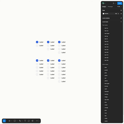 Flexible Choice List Component in Figma branding checkbox design design system figma interface list radiobutton ui ui kit ux