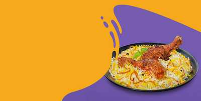 Zaza Biryani branding graphic design ui