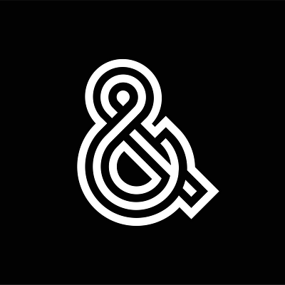 Ampersand ampersand brand branding linework logo logo design type typography vector