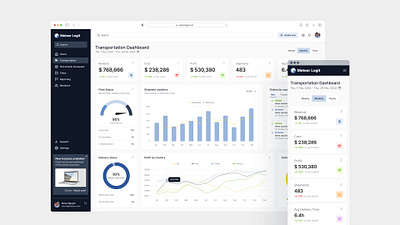 Dashboard Logistic ui