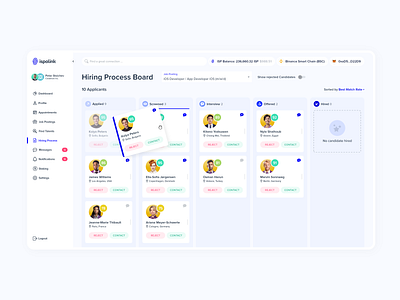 Ispolink - UX/UI app bitcoin blockchain ethereum hiring job job board job platform recruitment ui ui design ux ux design web3