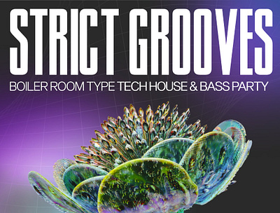 Strict Grooves graphic design