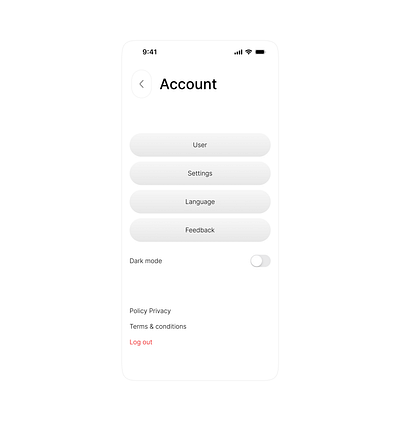 UI/UX | Account screen | Profile account account screen profile settings ui user ux