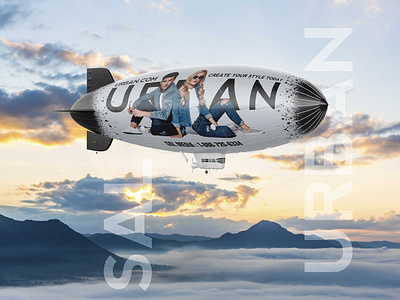 Airship Branding 3d branding design graphic design illustration logo mockup ui ux vector