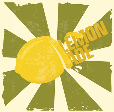 Lemonade art design graphic design illustration typography vector vintage vintagedesign