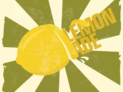 Lemonade art design graphic design illustration typography vector vintage vintagedesign