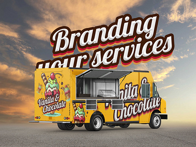 Vehicle Branding Service 3d branding design graphic design illustration logo mockup ui ux vector