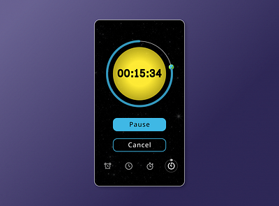 Design Challenge #14: Countdown Timer figma graphic design ui