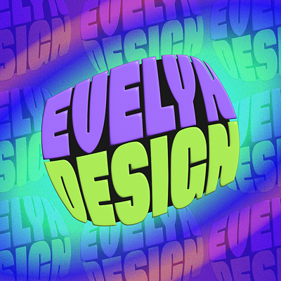Logo Evelyn Design adobe branding graphic design illustrator logo visual
