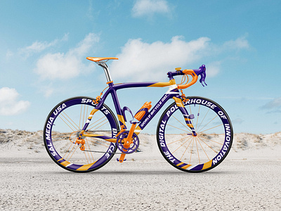 Bicycle Decals Design & Branding 3d branding design graphic design illustration logo mockup ui ux vector