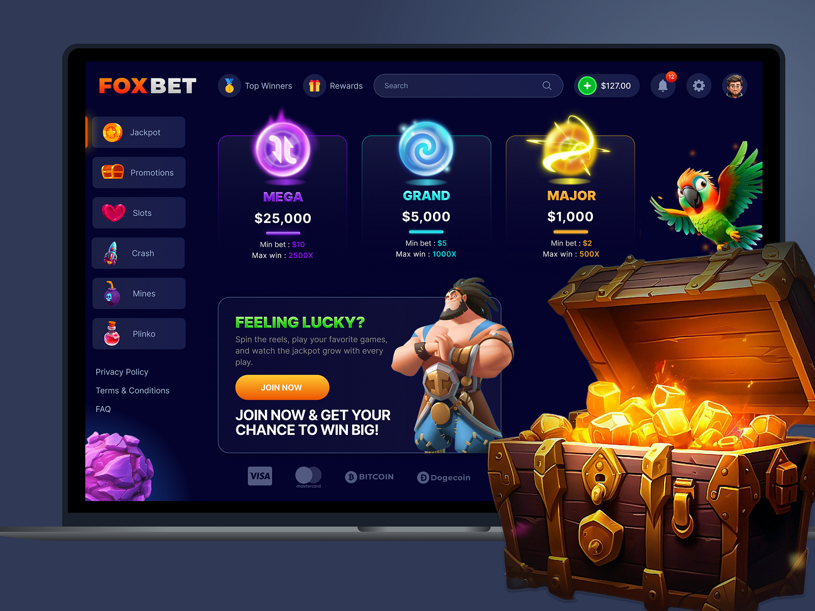 UI Design Dashboard Jackpot by Mostafa Kassem on Dribbble