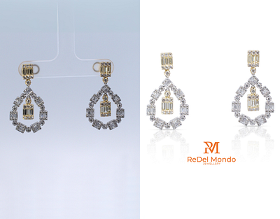 Jewellery retouching for Redelmondo background placement background remove clipping path graphic design image cropping image editing image manipulation image resizing jewelry editing jewelry retouching photo editing reflaction create shadow create