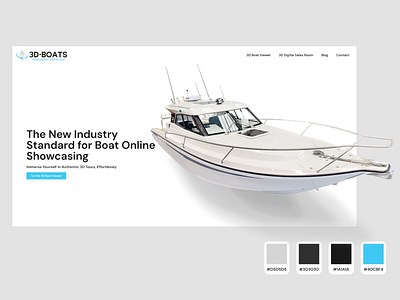 3d-boats.com boats figma webdesign wordpress