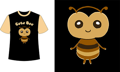 Kids T-shirt Design baby background bee boy cartoon cute design girl illustration kids random t shirt typography vintage