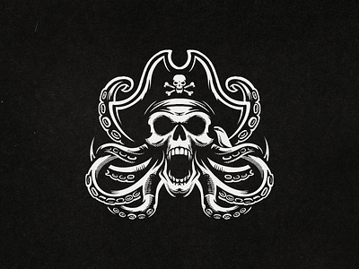 Flag of Davy Jones davy jones flying dutchman kraken pirate kraken skull pirate flag skull