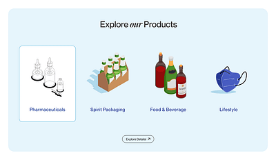 Product Cards - Pharmaceutical company cards design pharmaceutical company product section ui ux web design