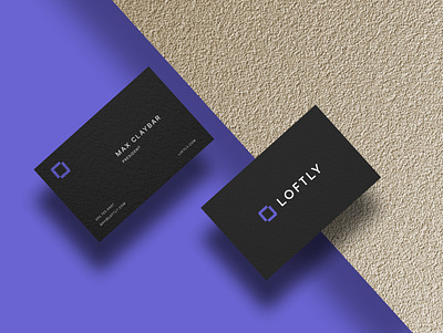 LOFTLY | Business Card Design brand branding business card logo logo design