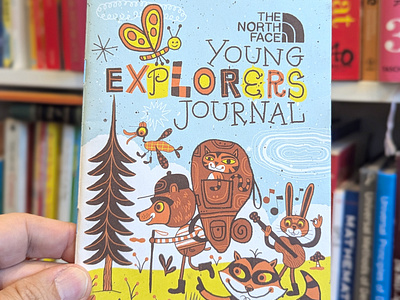 The North Face Young Explorers Journal childrenillustration illustration kids nate williams