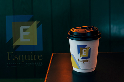 Branding - Esquire Insurance Brokerage 3d branding design graphic design illustration logo mockup ui ux vector