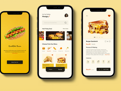 Restaurant App Design app design branding foodapp graphic design ui uiux