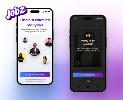 Jobz: An HR Tool app design hiring hr recruiting ux