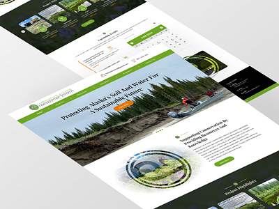 Soil and Water Conservation District Website ui design ux design website design