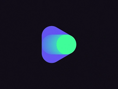 Play Button and Toggle Switch Logo Concept app blockchain branding button crypto fintech gaming gradient icon identity lepisov lettering logo play saas switch tech toggle