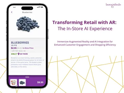 AR Retail Experience for in-store shopping animation app mobile app motion graphics ui user experience ux