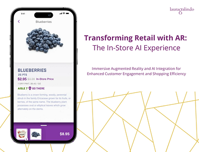 AR Retail Experience for in-store shopping animation app mobile app motion graphics ui user experience ux