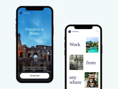 Workway | Website Design mobile ui user experience user interface ux website website design