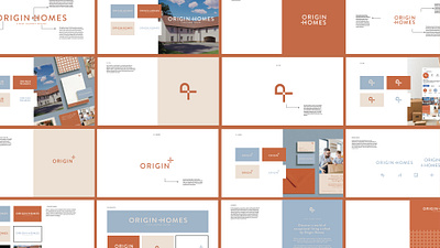 Origin Homes Scotland brand identity brand strategy branding design graphic design logo logo design minimal design property developer social media design stationery design web design