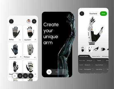 BionicCraft App 2024 app bionic custimization design ui uiux