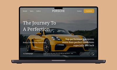 Daily UI 001 - Car Website UI daily ui figma ui uiux ux web design