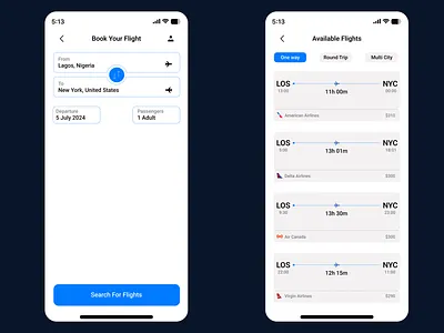 🎨 flight flight bookings ui design