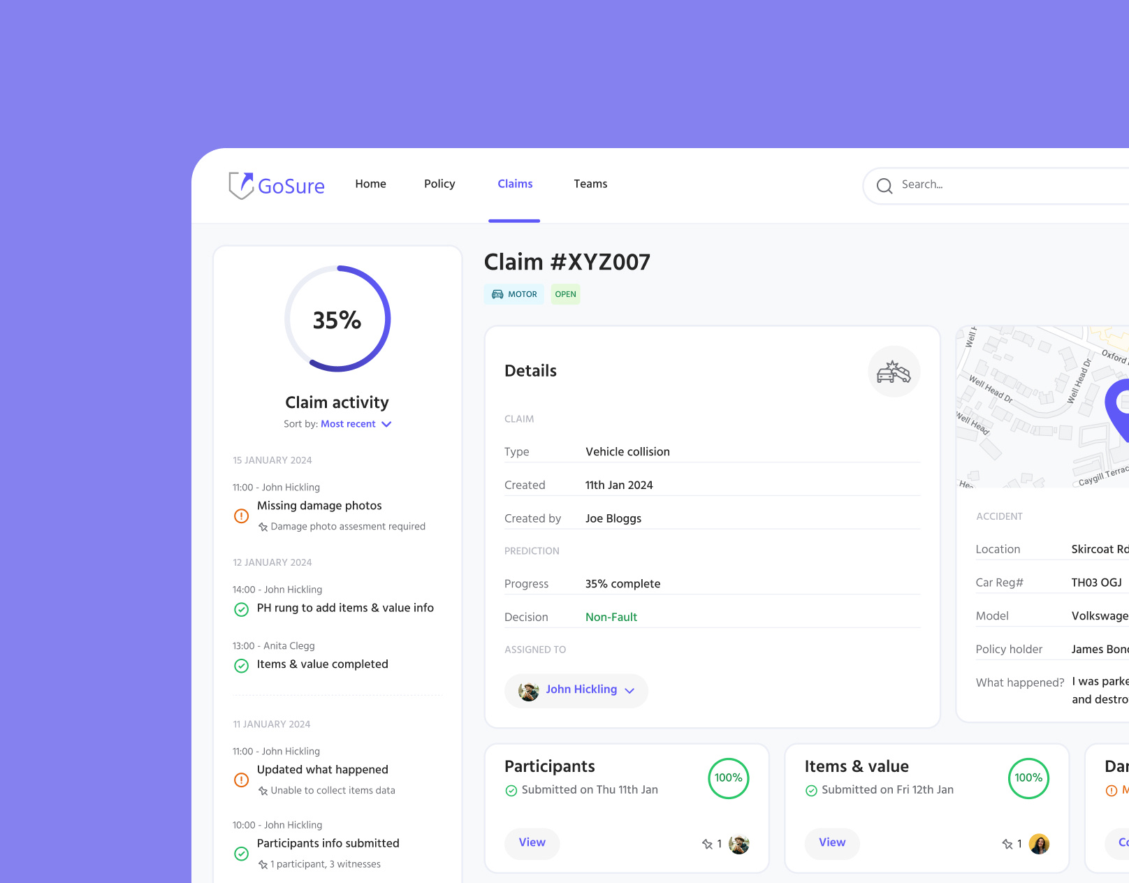 Claims management dashboard branding concept design dashboard dashboard design dashboard ui saas scalable design ui ui design ux ux design