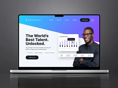 Talent Source | Website Design design ui user experience user interface ux website website design