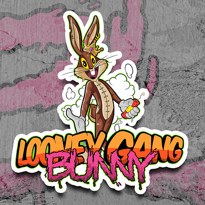 LOONEY GANG BUNNY adobe adobe fresco design digital illustration illustration vector art