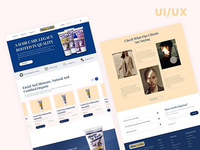 Landing page design for e-commerce website adobe xd clean design creative digital shop e commerce figma landing page minimalist modern design online store product page responsive design shopping uiux user experience user interface visual design web design web ui website design