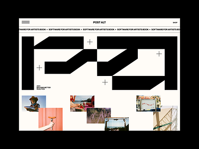 ⬤ POST ALT | Gallery Page — 178 art direction case study concept design eddesignme el salvador gallery interaction microsite site userexperience web page